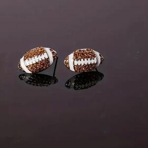 New Sparkly Football/Rugby Earrings